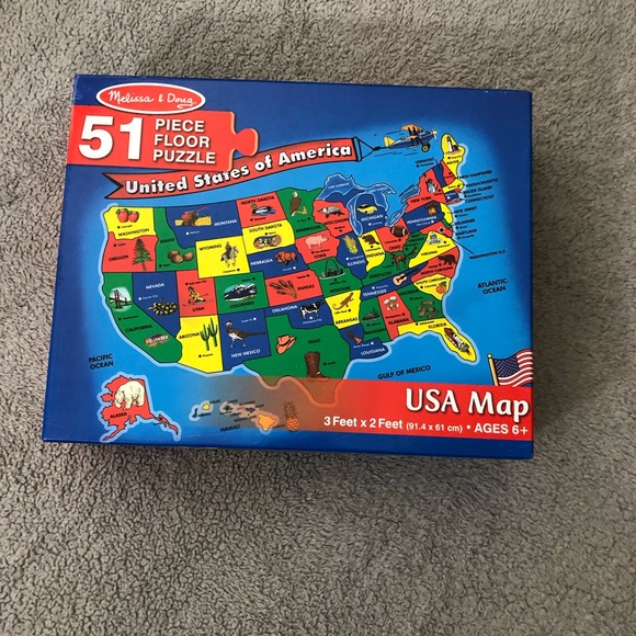 melissa and doug usa map floor puzzle
